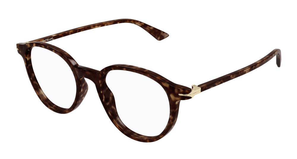 Montblanc MB0340O-002 Mens RECTANGULAR / SQUARED Optical Frame - Havana