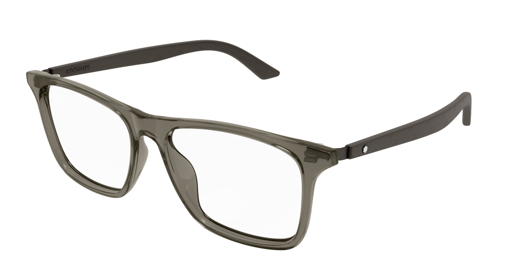Montblanc MB0359O-008 Mens RECTANGULAR / SQUARED Optical Frame - Grey