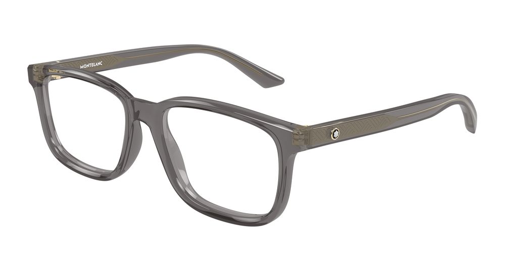 Montblanc MB0452O-004 Mens RECTANGULAR / SQUARED Optical Frame - Grey