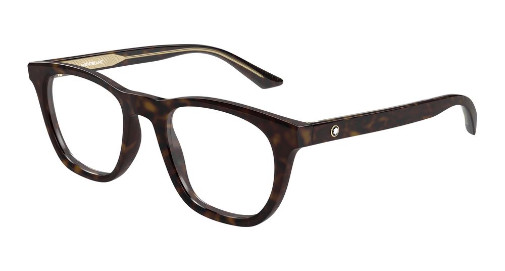 Montblanc MB0422O-008 Mens RECTANGULAR / SQUARED Optical Frame - Havana