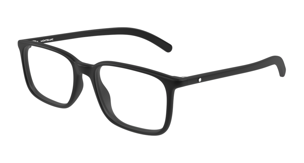 Montblanc MB0328O-005 Mens RECTANGULAR / SQUARED Optical Frame - Black
