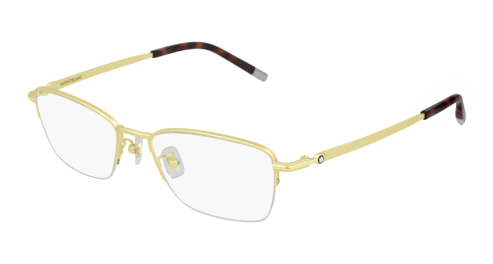 Multi-brand MB0133O-003 Mens RECTANGULAR / SQUARED Optical Frame - Gold