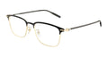 Montblanc MB0490OA-002 Mens RECTANGULAR / SQUARED Optical Frame - Gold