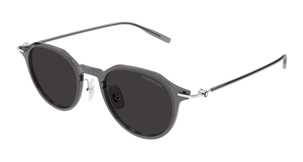 Montblanc MB0355S-003 Mens ROUND/OVAL/PANTHOS Sunglasses - Grey
