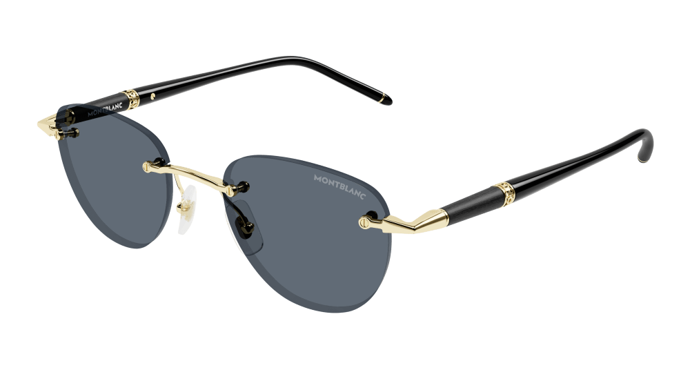 Montblanc MB0412S-001 Mens Sunglasses - Gold