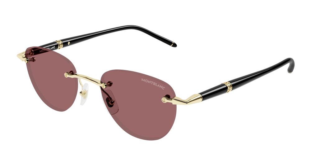 Montblanc MB0412S-003 Mens Sunglasses - Gold