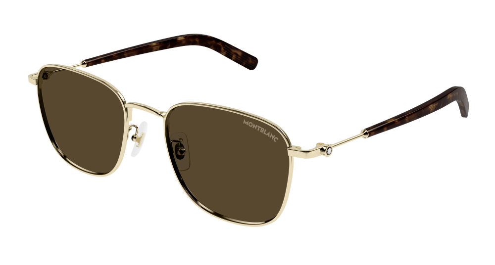 Montblanc MB0392SA-004 Mens Sunglasses - Gold