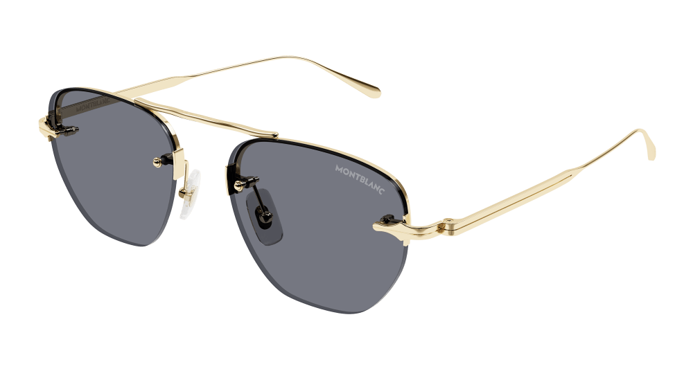 Montblanc MB0404S-001 Mens Sunglasses - Gold
