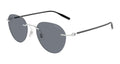 Montblanc MB0428S-002 Mens ROUND/OVAL/PANTHOS Sunglasses - Silver
