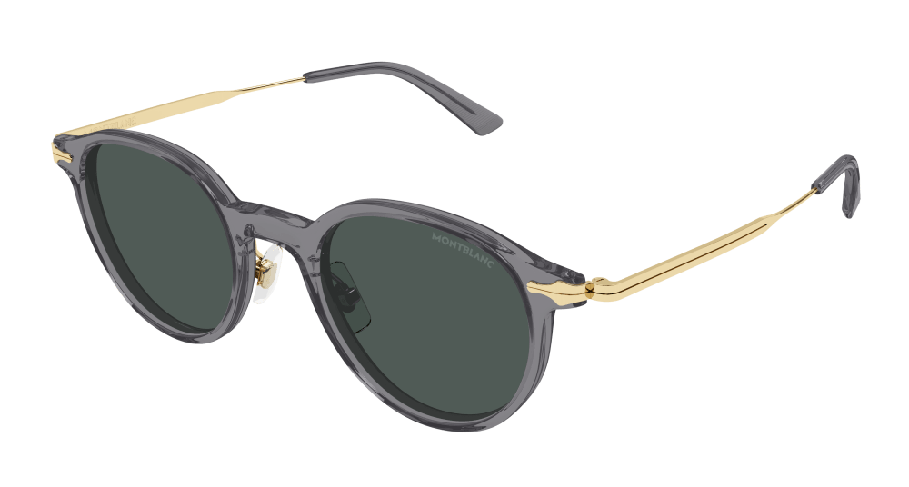 Montblanc MB0362S-004 Mens ROUND/OVAL/PANTHOS Sunglasses - Grey