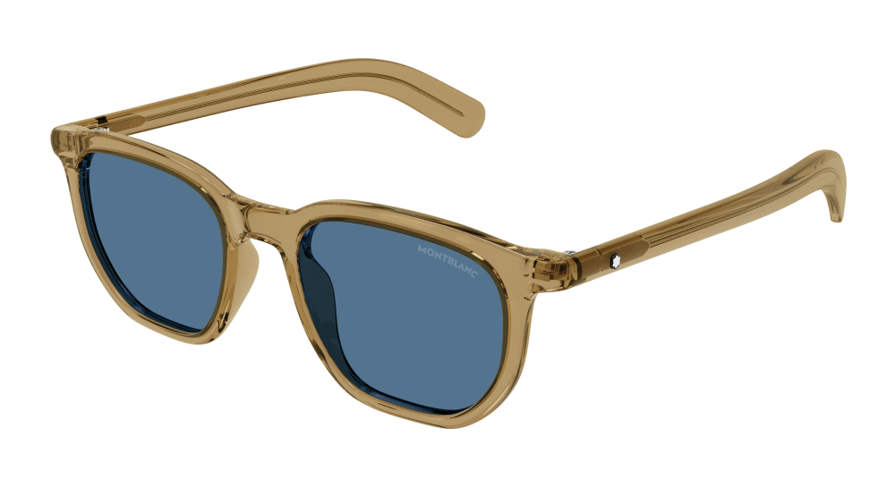 Montblanc MB0352S-005 Mens RECTANGULAR / SQUARED Sunglasses - Brown