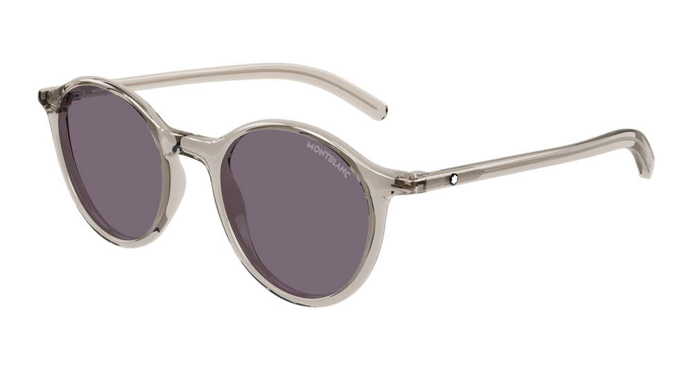 Montblanc MB0324S-007 Mens ROUND/OVAL/PANTHOS Sunglasses - Beige