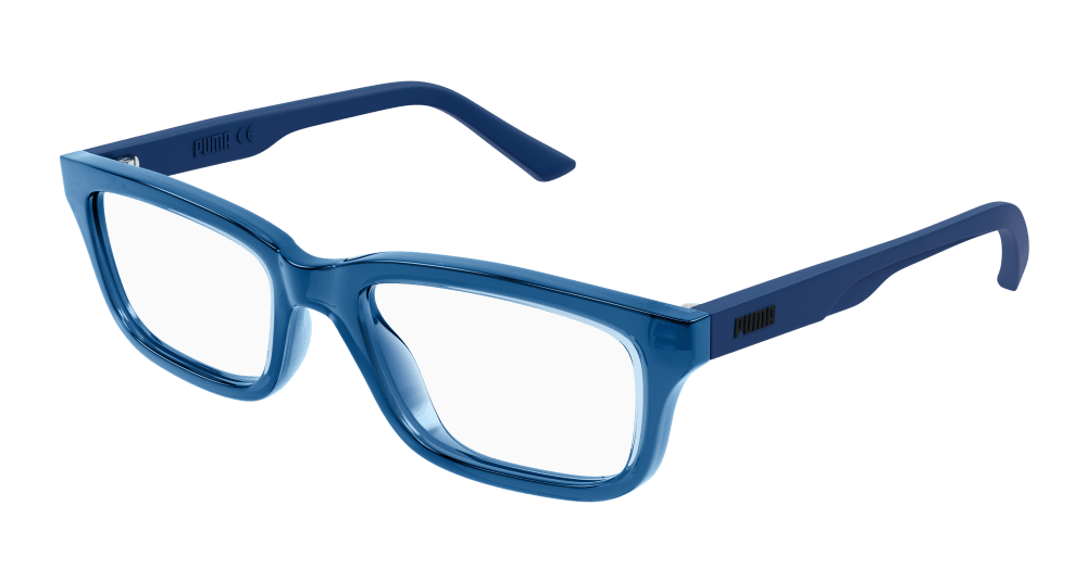 Puma PJ0068O-004 RECTANGULAR / SQUARED Optical Frame - Blue