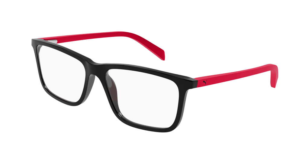 Puma PJ0066O-001 RECTANGULAR / SQUARED Optical Frame - Black