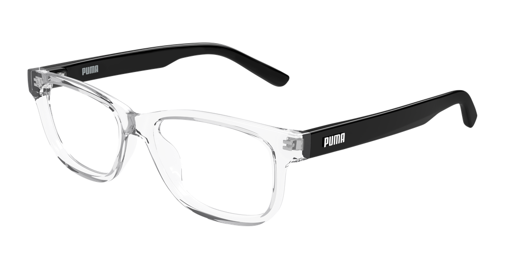 Puma PJ0092O-001 RECTANGULAR / SQUARED Optical Frame - Crystal