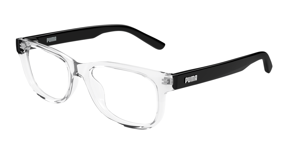 Puma PJ0093O-001 RECTANGULAR / SQUARED Optical Frame - Crystal