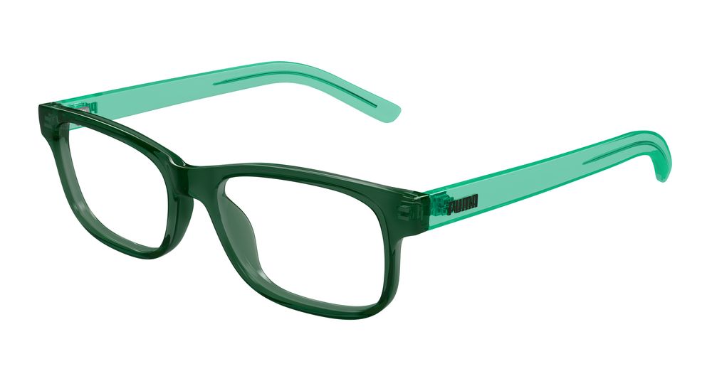 Puma PJ0086O-004 RECTANGULAR / SQUARED Optical Frame - Green