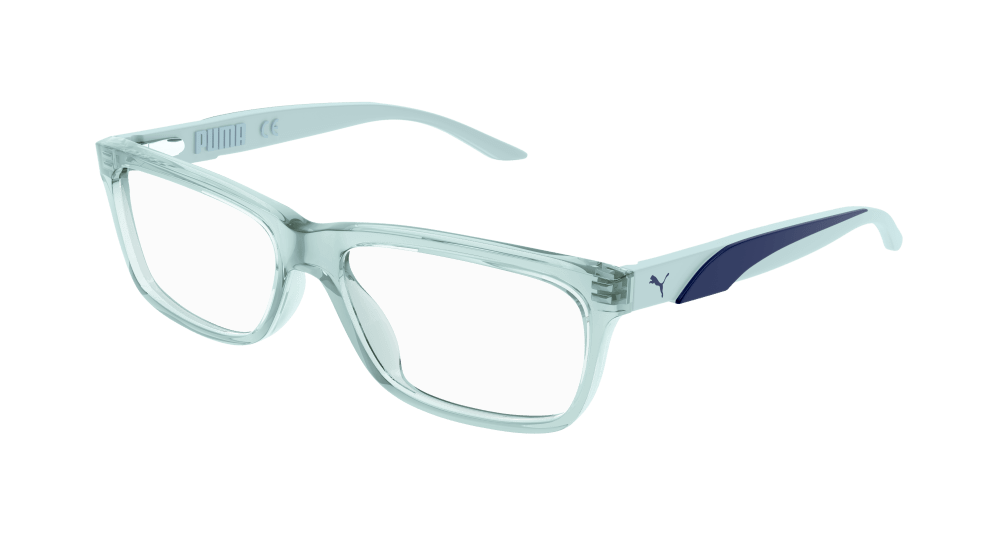 Puma PJ0058O-005 RECTANGULAR / SQUARED Optical Frames - Light Blue