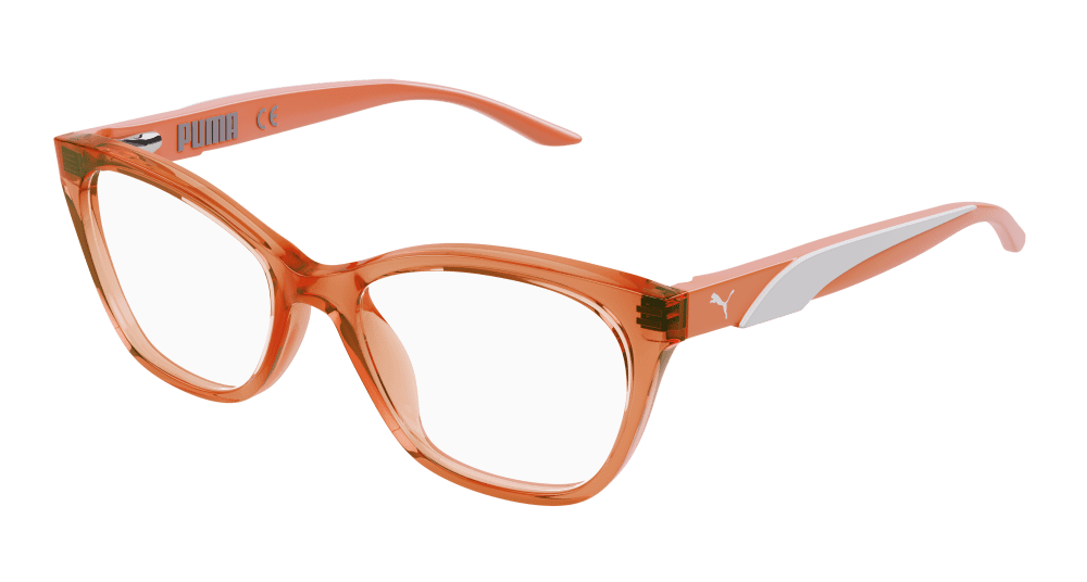 Puma PJ0055O-005 Cat Eye Optical Frames - Orange