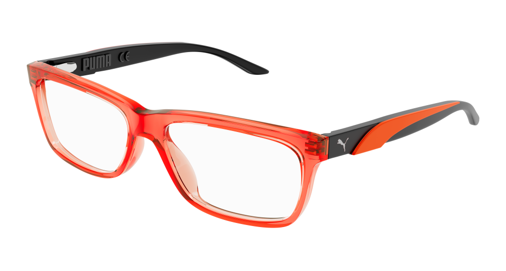 Puma PJ0058O-006 RECTANGULAR / SQUARED Optical Frames - Red
