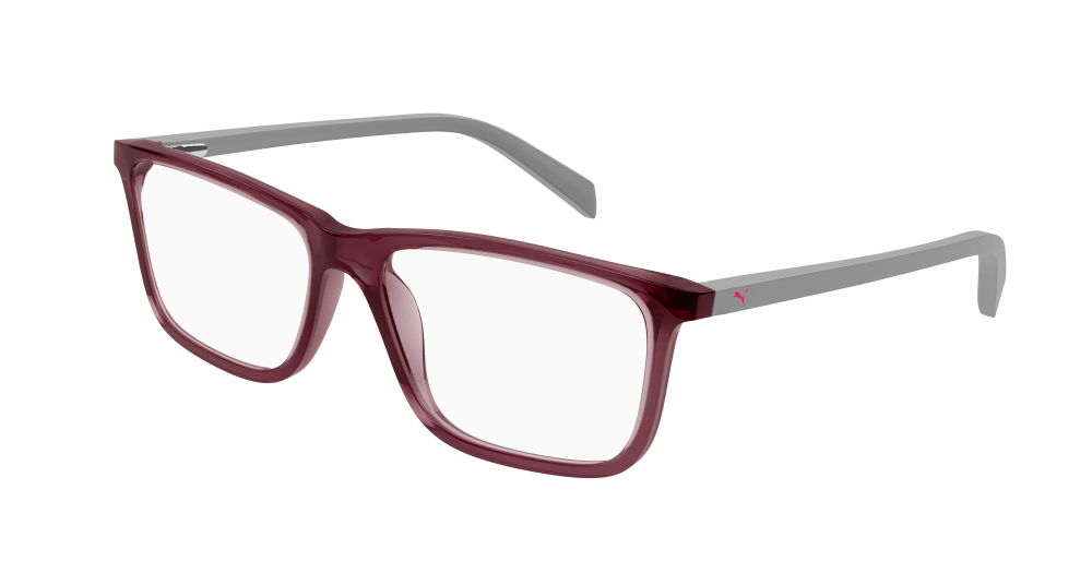 Puma PJ0066O-003 RECTANGULAR / SQUARED Optical Frame - Red