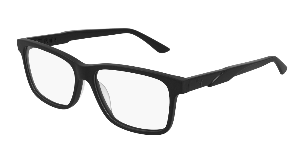 Puma PU0341O-001 Mens RECTANGULAR / SQUARED Optical Frame - Black