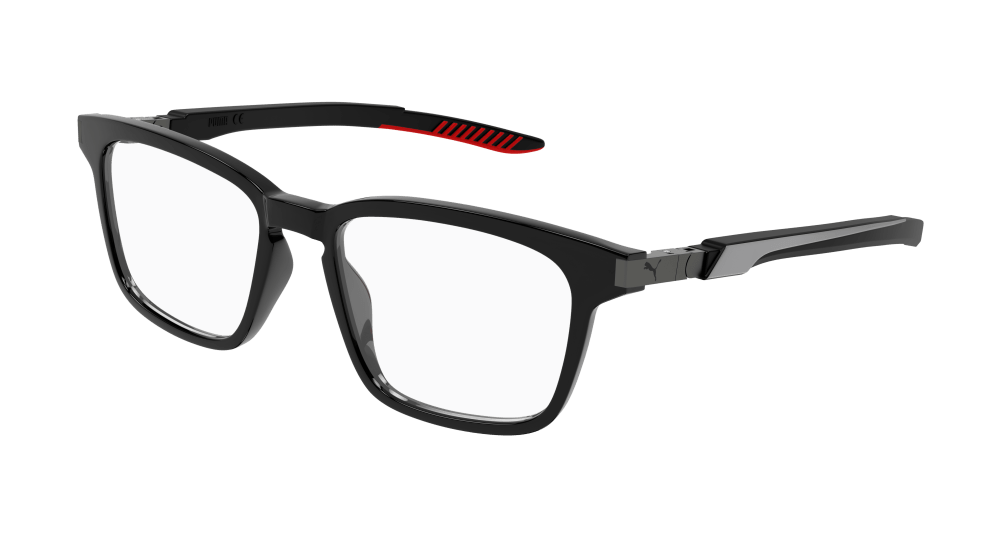 Puma PU0378O-001 Mens RECTANGULAR / SQUARED Optical Frame - Black