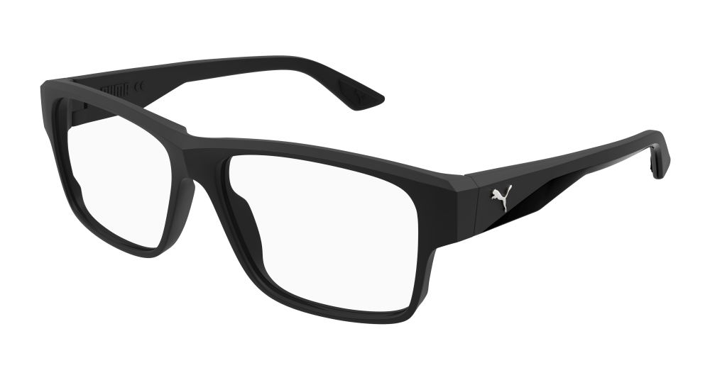 Puma PU0408O-002 Mens RECTANGULAR / SQUARED Optical Frame - Black