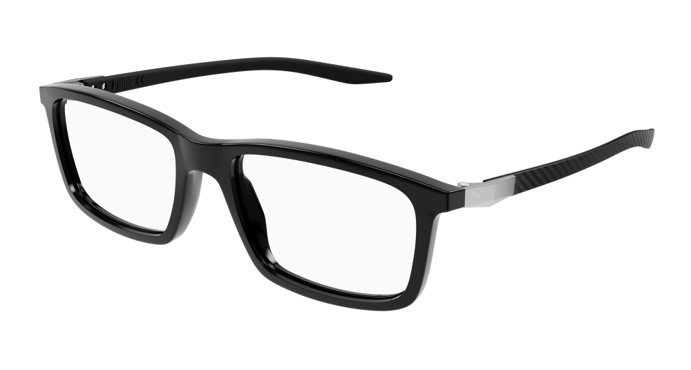 Puma PU0418O-001 Mens RECTANGULAR / SQUARED Optical Frame - Black