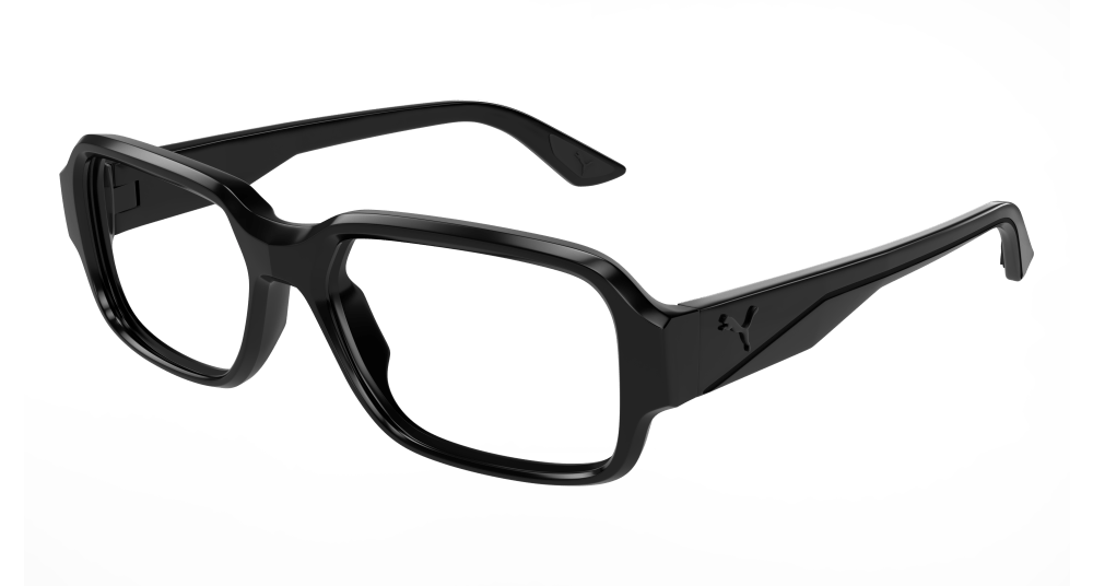 Puma PU0439O-001 Mens RECTANGULAR / SQUARED Optical Frame - Black