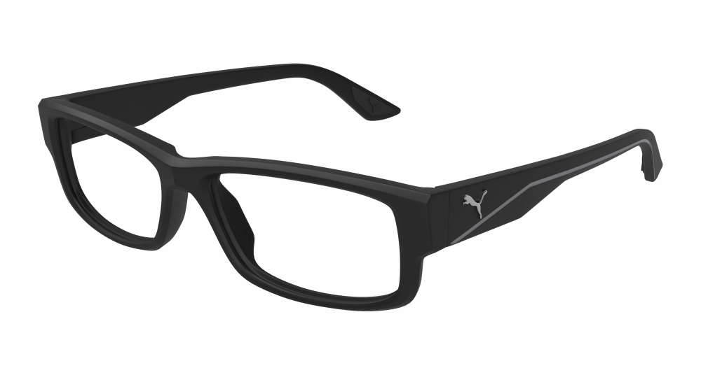 Puma PU0440O-002 Mens RECTANGULAR / SQUARED Optical Frame - Black