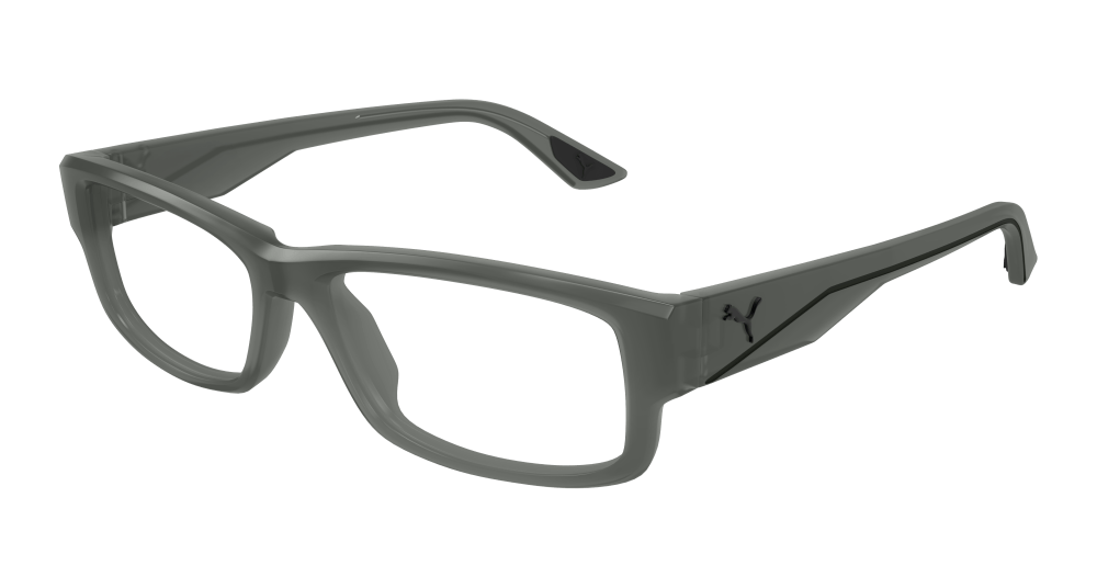 Puma PU0440O-004 Mens RECTANGULAR / SQUARED Optical Frame - Grey