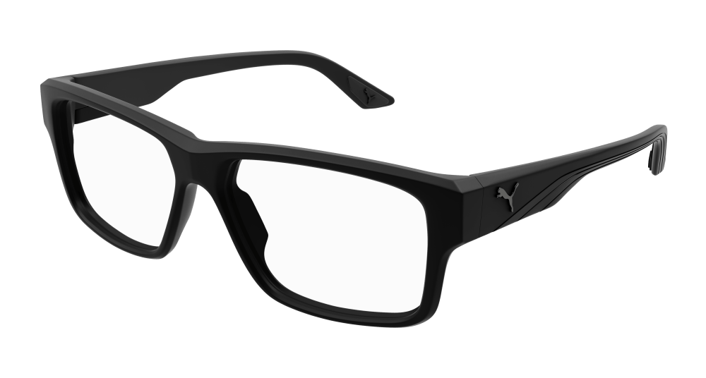 Puma PU0446O-002 Mens RECTANGULAR / SQUARED Optical Frame - Black