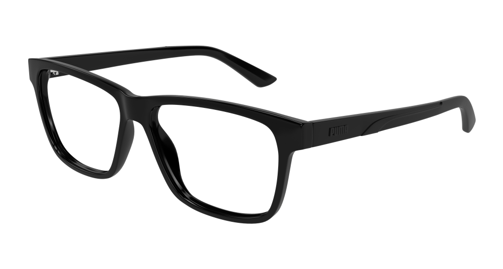 Puma PU0470O-001 Mens RECTANGULAR / SQUARED Optical Frame - Black
