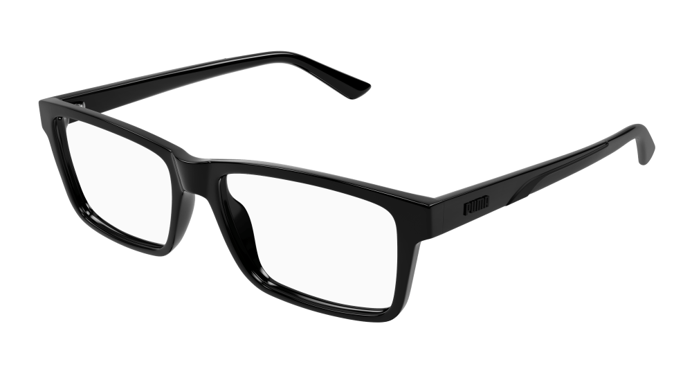 Puma PU0471O-001 Mens RECTANGULAR / SQUARED Optical Frame - Black