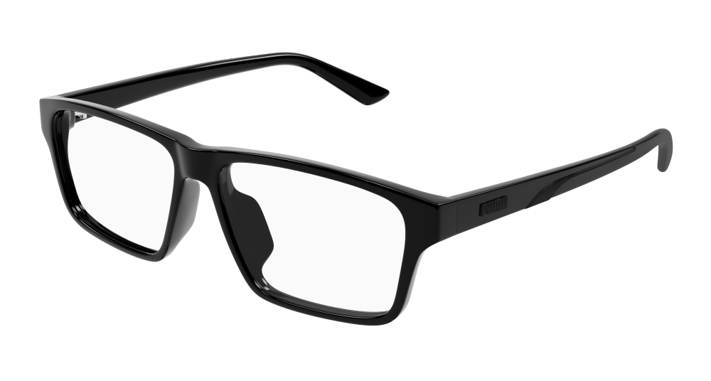 Puma PU0477OA-001 Mens RECTANGULAR / SQUARED Optical Frame - Black