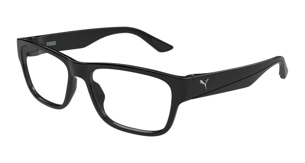 Puma PU0543O-001 Mens RECTANGULAR / SQUARED Optical Frame - Black