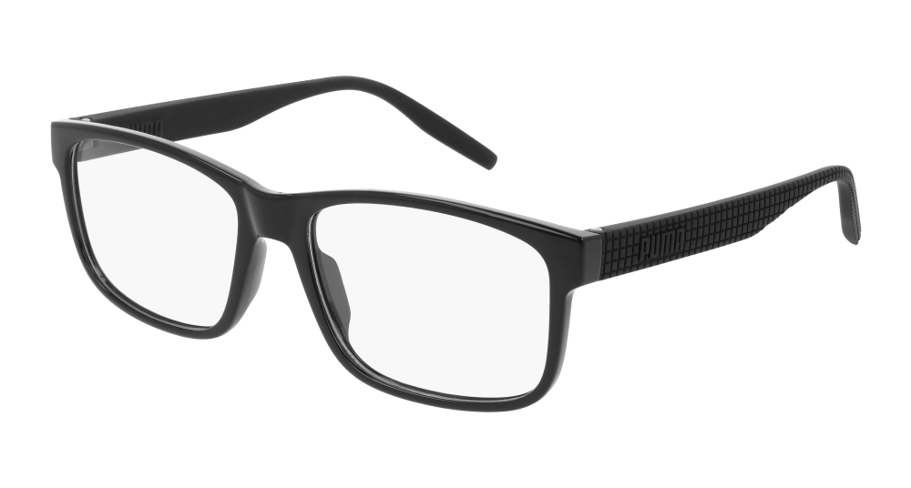 Puma PU0280O-001 Mens RECTANGULAR / SQUARED Optical Frame - Black