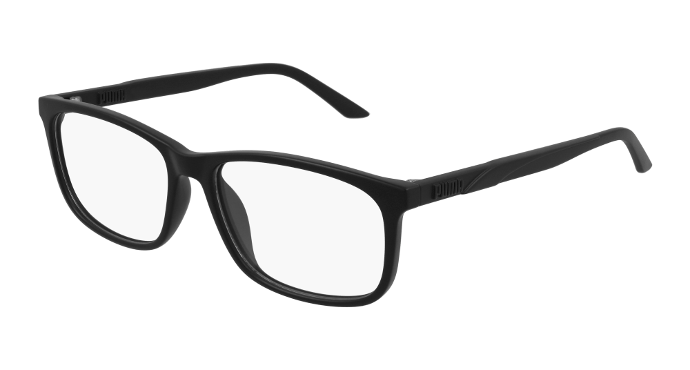Puma PU0333O-001 Mens RECTANGULAR / SQUARED Optical Frame - Black