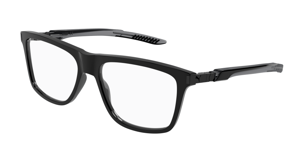 Puma PU0379O-001 Mens RECTANGULAR / SQUARED Optical Frame - Black