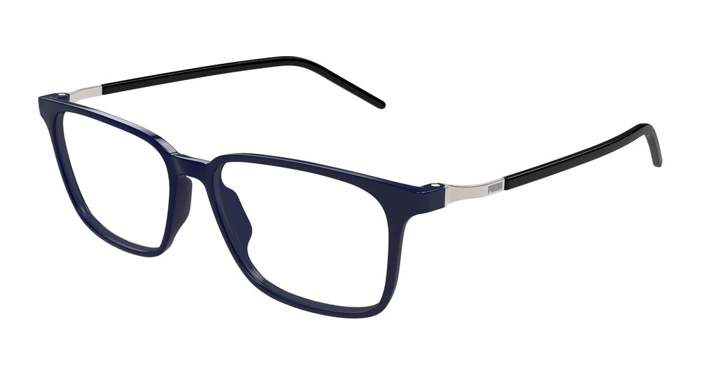 Puma PU0514O-002 Mens RECTANGULAR / SQUARED Optical Frames - Blue
