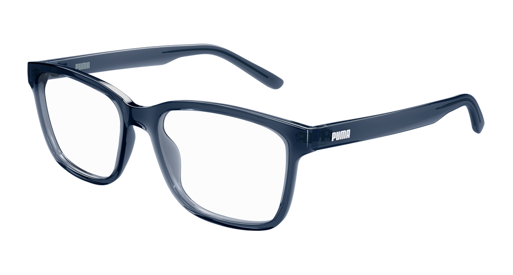 Puma PU0546O-006 Mens RECTANGULAR / SQUARED Optical Frame - Blue