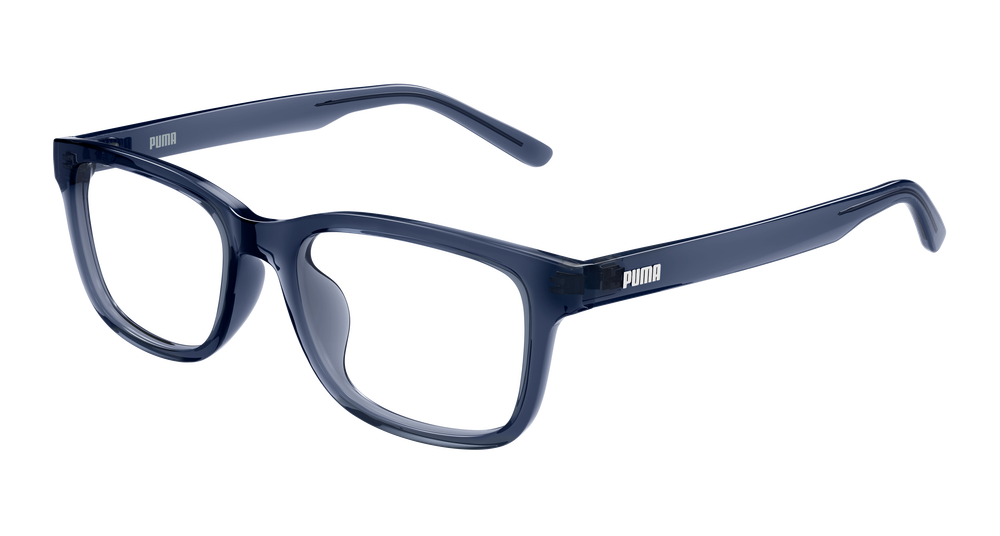 Puma PU0550OA-002 Mens RECTANGULAR / SQUARED Optical Frame - Blue