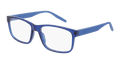 Puma PU0280O-002 Mens RECTANGULAR / SQUARED Optical Frame - Blue