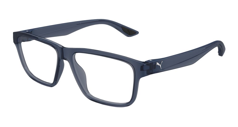 Puma PU0507O-002 Mens RECTANGULAR / SQUARED Optical Frame - Blue