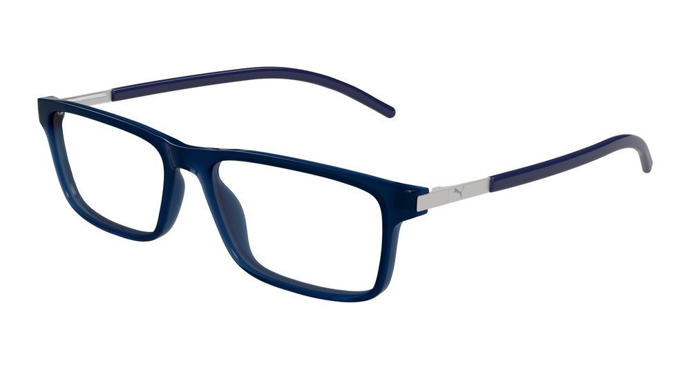 Puma PU0510O-003 Mens RECTANGULAR / SQUARED Optical Frames - Blue