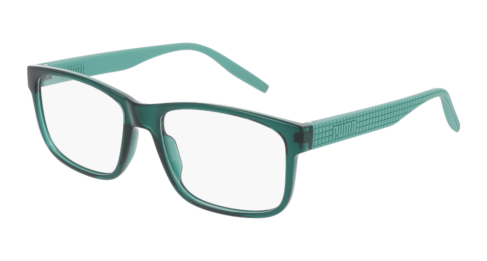 Multi-brand PU0280O-004 Mens RECTANGULAR / SQUARED Optical Frame - Green
