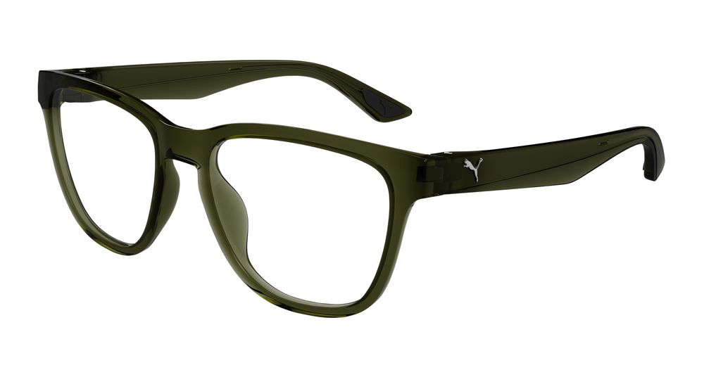 Puma PU0506O-005 Mens RECTANGULAR / SQUARED Optical Frame - Green