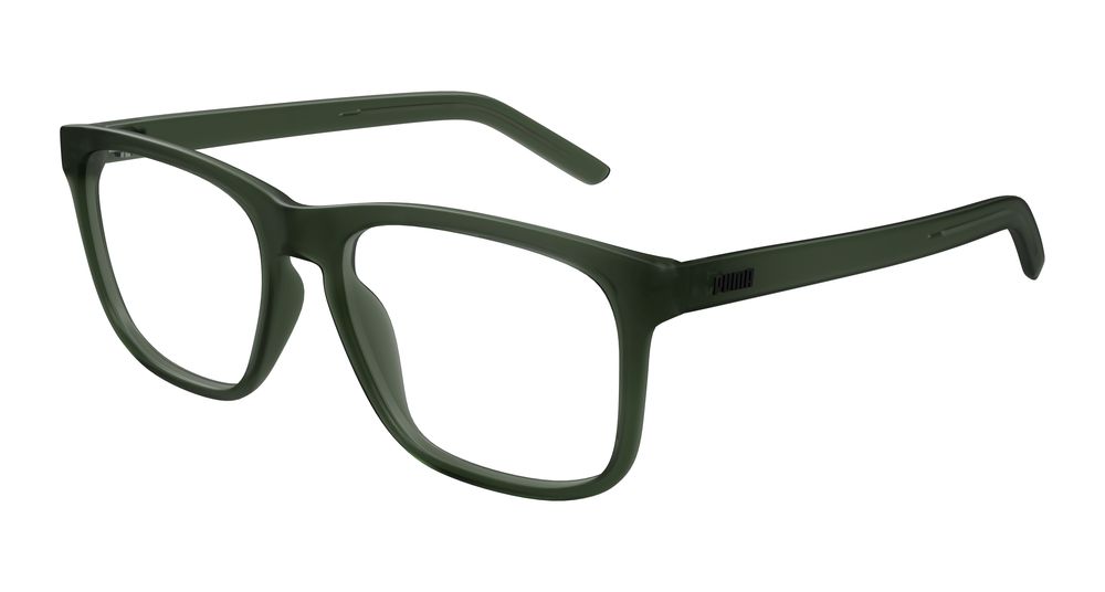 Puma PU0517O-005 Mens RECTANGULAR / SQUARED Optical Frame - Green
