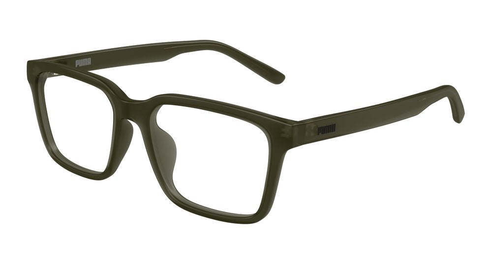 Puma PU0531OA-005 Mens RECTANGULAR / SQUARED Optical Frame - Green